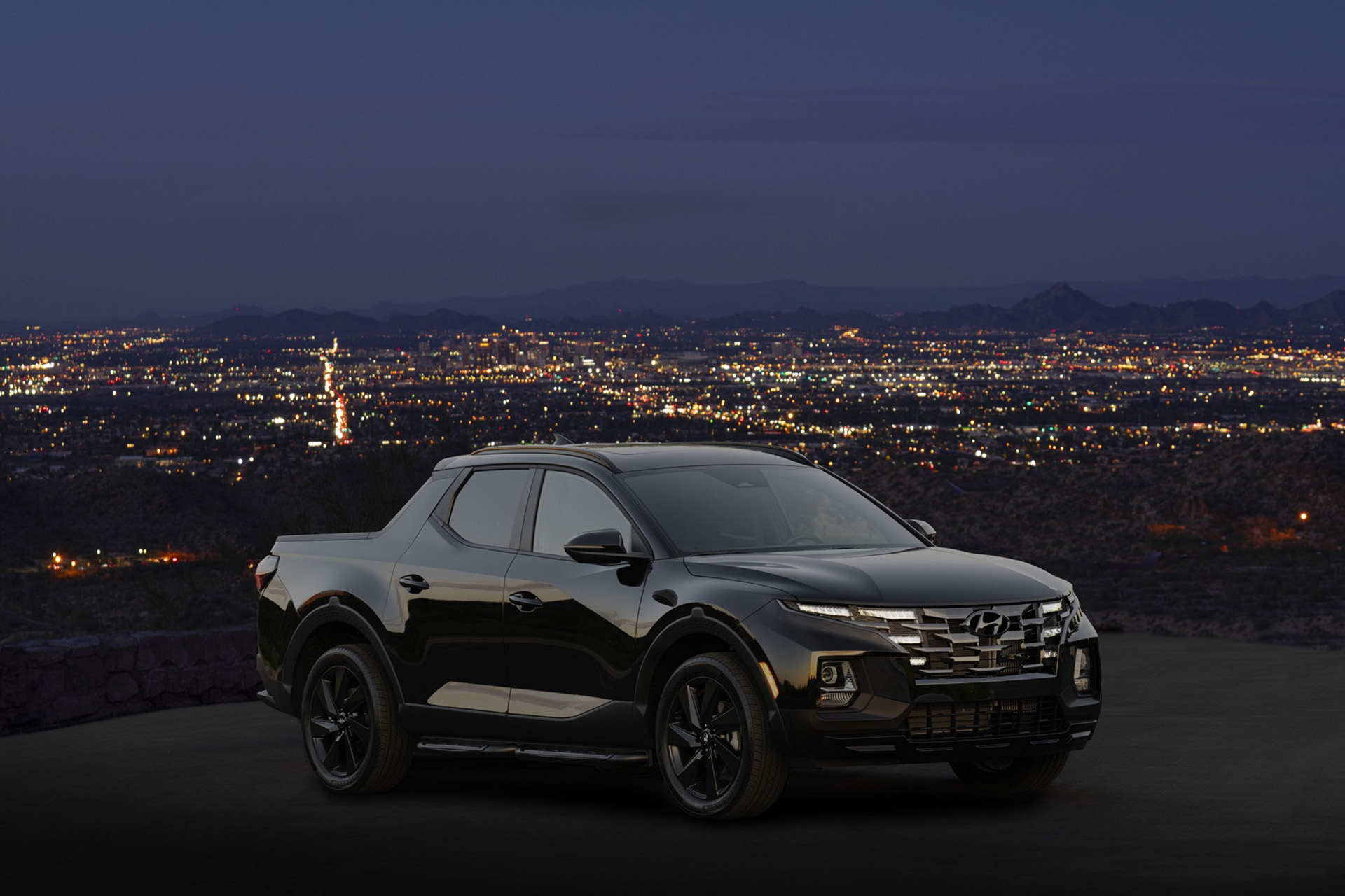 2023 Hyundai Santa Cruz Night Front Three-Quarter Wallpapers (13)