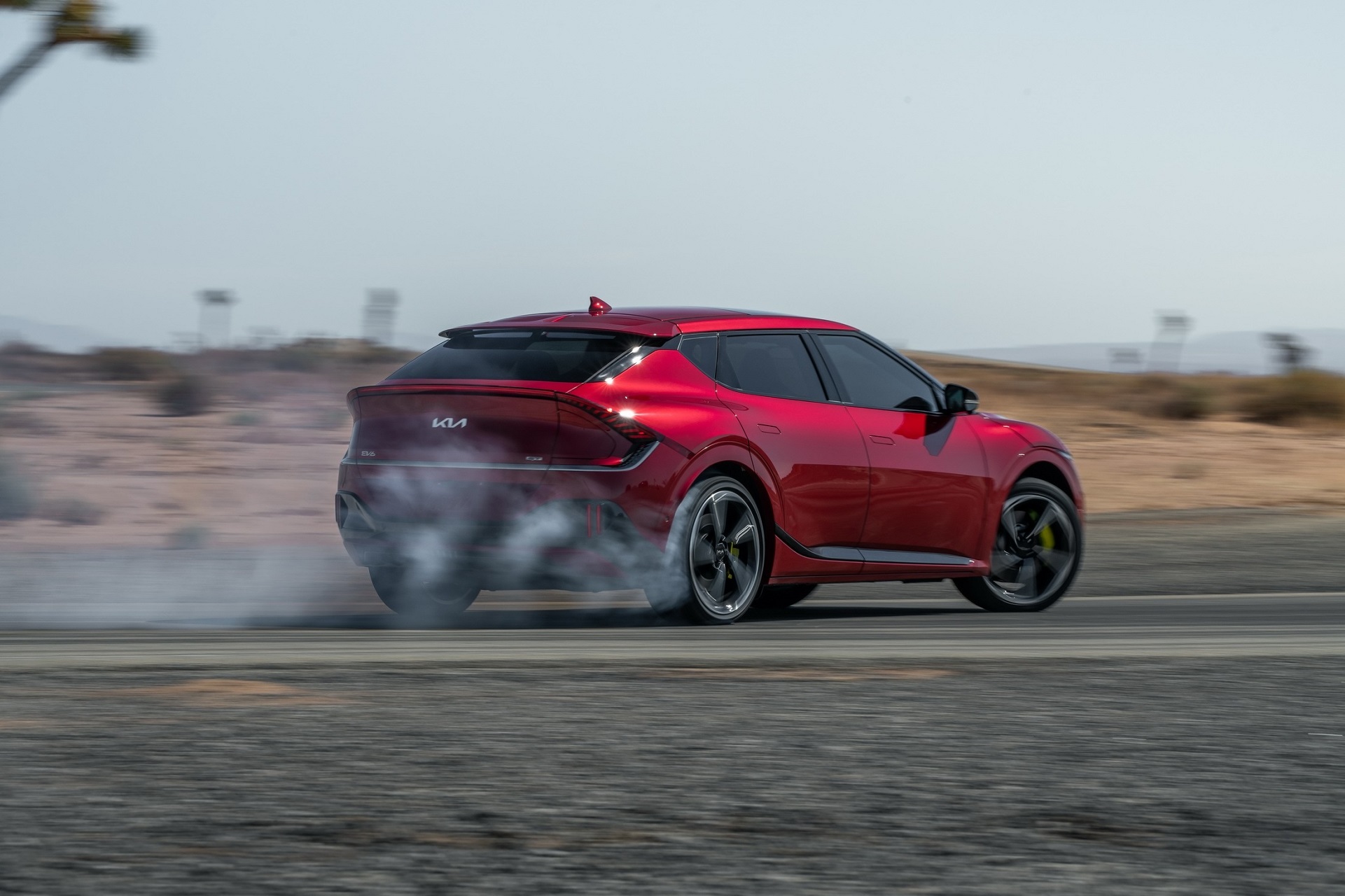 2023 Kia EV6 GT Rear Three-Quarter Wallpapers (8)
