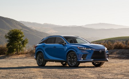 2023 Lexus RX 350 F SPORT AWD (Color: Heat Blue) Front Three-Quarter Wallpapers 450x275 (16)