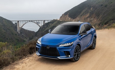2023 Lexus RX 350 F SPORT AWD (Color: Heat Blue) Front Three-Quarter Wallpapers 450x275 (15)