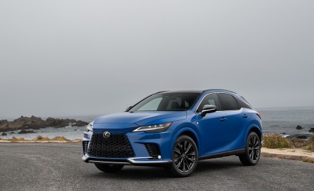 2023 Lexus RX 350 F SPORT AWD (Color: Heat Blue) Front Three-Quarter Wallpapers 450x275 (9)