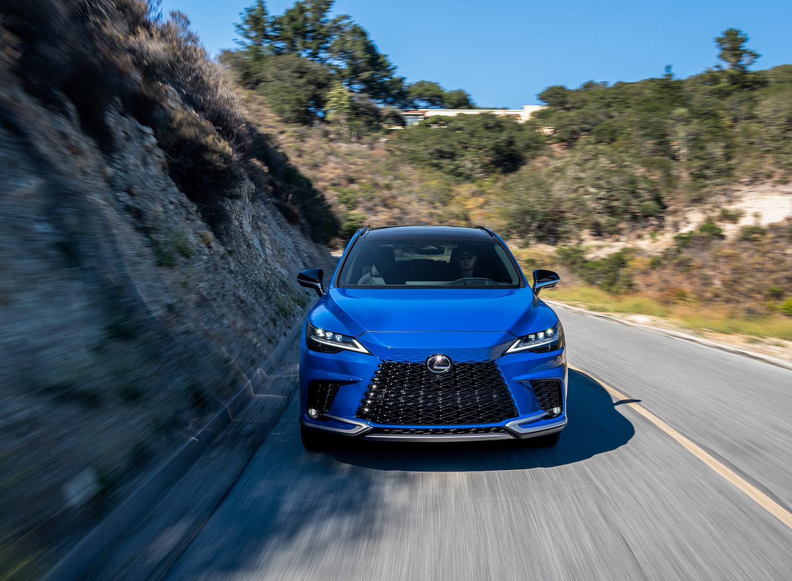 2023 Lexus RX 350 F SPORT AWD (Color: Heat Blue) Front Wallpapers (3)