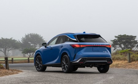 2023 Lexus RX 350 F SPORT AWD (Color: Heat Blue) Rear Three-Quarter Wallpapers 450x275 (12)