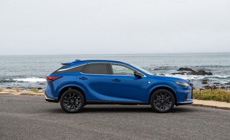 2023 Lexus RX 350 F SPORT AWD (Color: Heat Blue) Side Wallpapers 450x275 (14)