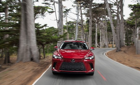 2023 Lexus RX 350h AWD (Color: Red Mica) Front Wallpapers 450x275 (8)
