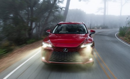 2023 Lexus RX 350h AWD (Color: Red Mica) Front Wallpapers 450x275 (9)