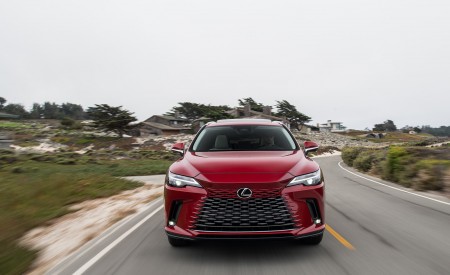 2023 Lexus RX 350h AWD (Color: Red Mica) Front Wallpapers 450x275 (3)