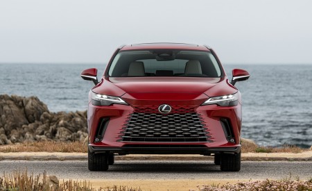 2023 Lexus RX 350h AWD (Color: Red Mica) Front Wallpapers 450x275 (12)