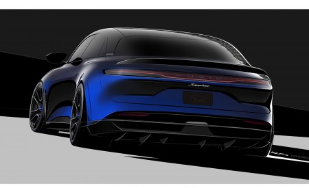 2023 Lucid Air Sapphire Design Sketch Wallpapers 450x275 (43)