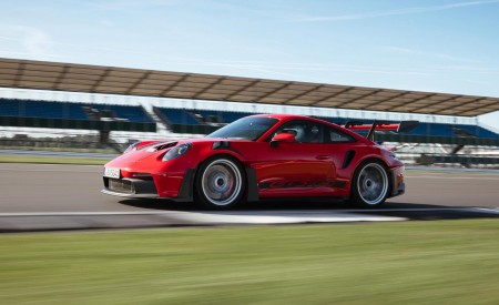 2023 Porsche 911 GT3 RS (Color: Guards Red) Front Three-Quarter Wallpapers 450x275 (13)