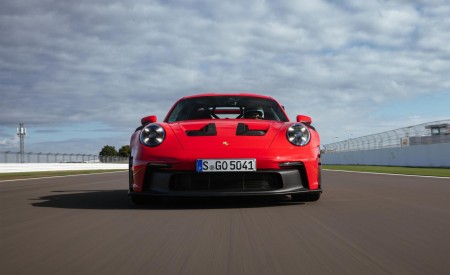 2023 Porsche 911 GT3 RS (Color: Guards Red) Front Wallpapers 450x275 (2)
