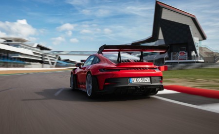 2023 Porsche 911 GT3 RS (Color: Guards Red) Rear Wallpapers 450x275 (18)