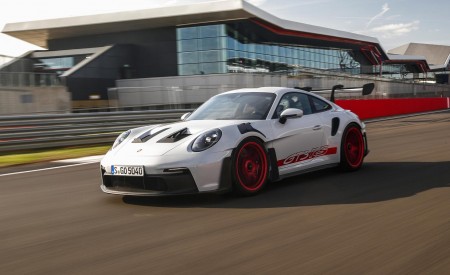 2023 Porsche 911 GT3 RS (Color: Ice Grey Metallic) Front Three-Quarter Wallpapers 450x275 (49)