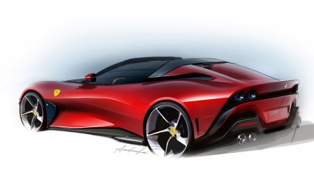 2022 Ferrari SP51 Design Sketch Wallpapers  450x275 (14)