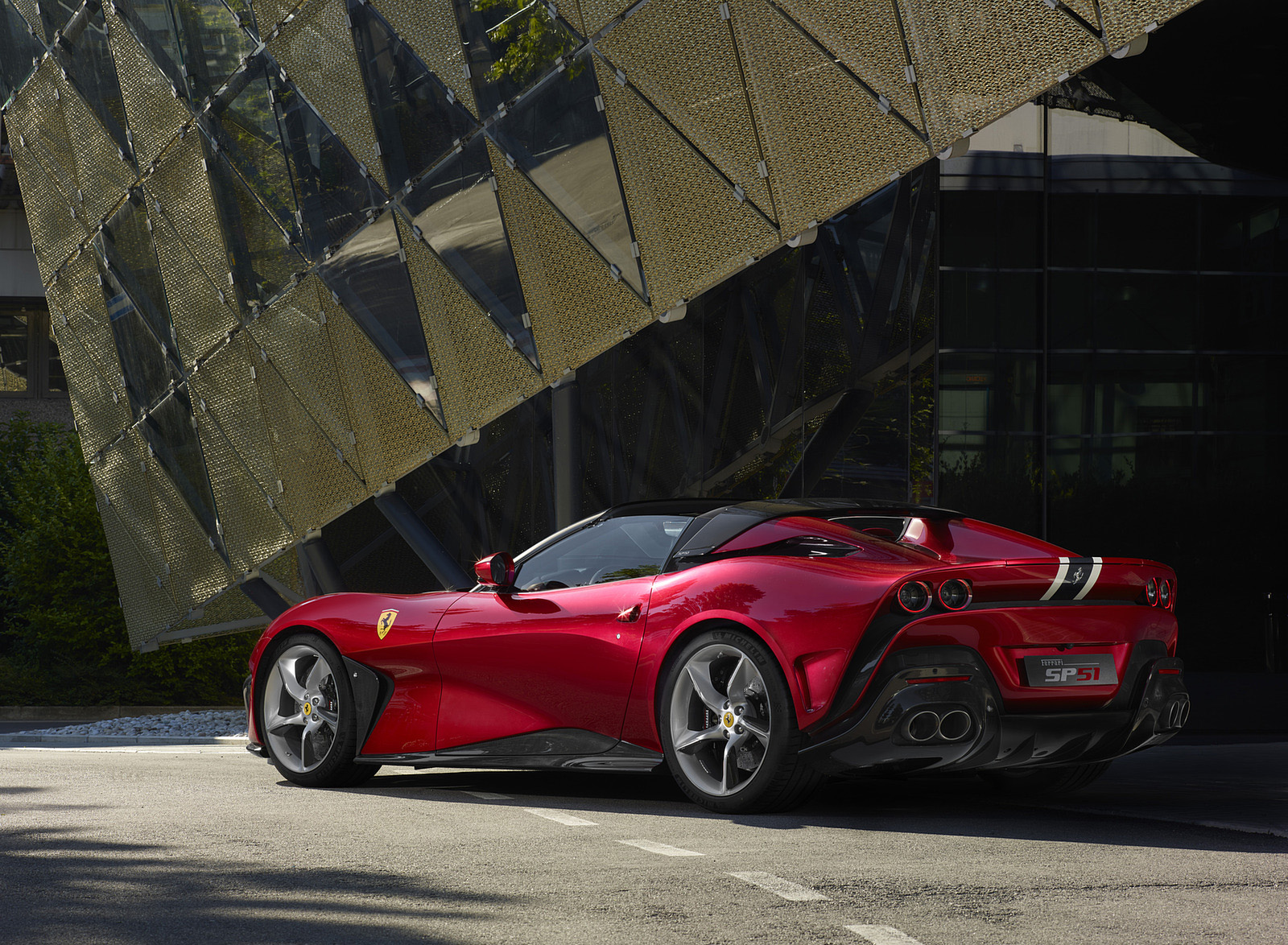 2022 Ferrari SP51 Rear Three-Quarter Wallpapers (2)