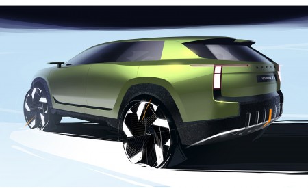 2022 Škoda Vision 7S Design Sketch Wallpapers 450x275 (27)