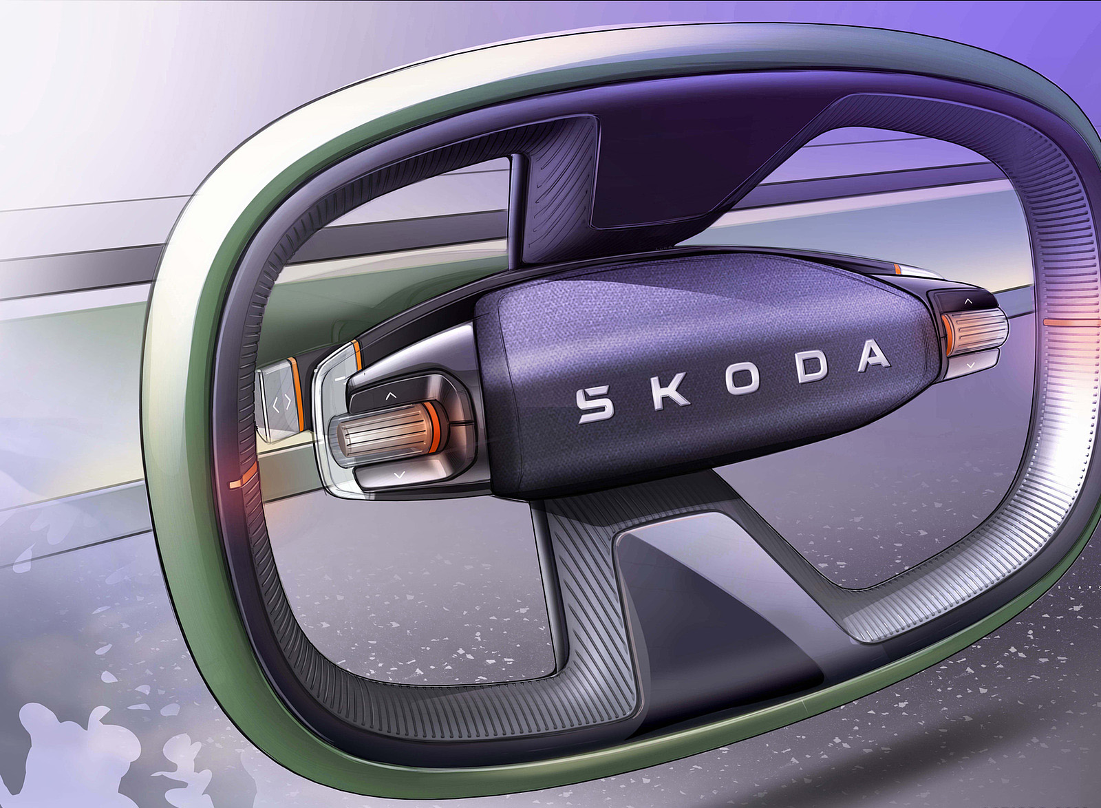 2022 Škoda Vision 7S Design Sketch Wallpapers #55 of 57