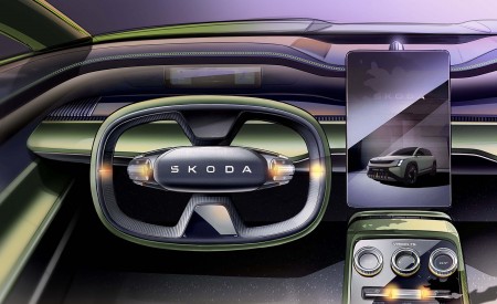 2022 Škoda Vision 7S Design Sketch Wallpapers  450x275 (54)