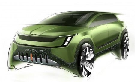 2022 Škoda Vision 7S Design Sketch Wallpapers 450x275 (33)