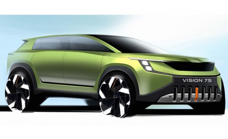 2022 Škoda Vision 7S Design Sketch Wallpapers  450x275 (41)