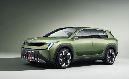 2022 Škoda Vision 7S Front Three-Quarter Wallpapers 450x275 (13)