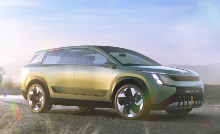 2022 Škoda Vision 7S Front Three-Quarter Wallpapers 450x275 (5)