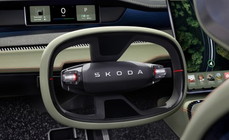 2022 Škoda Vision 7S Interior Steering Wheel Wallpapers 450x275 (24)