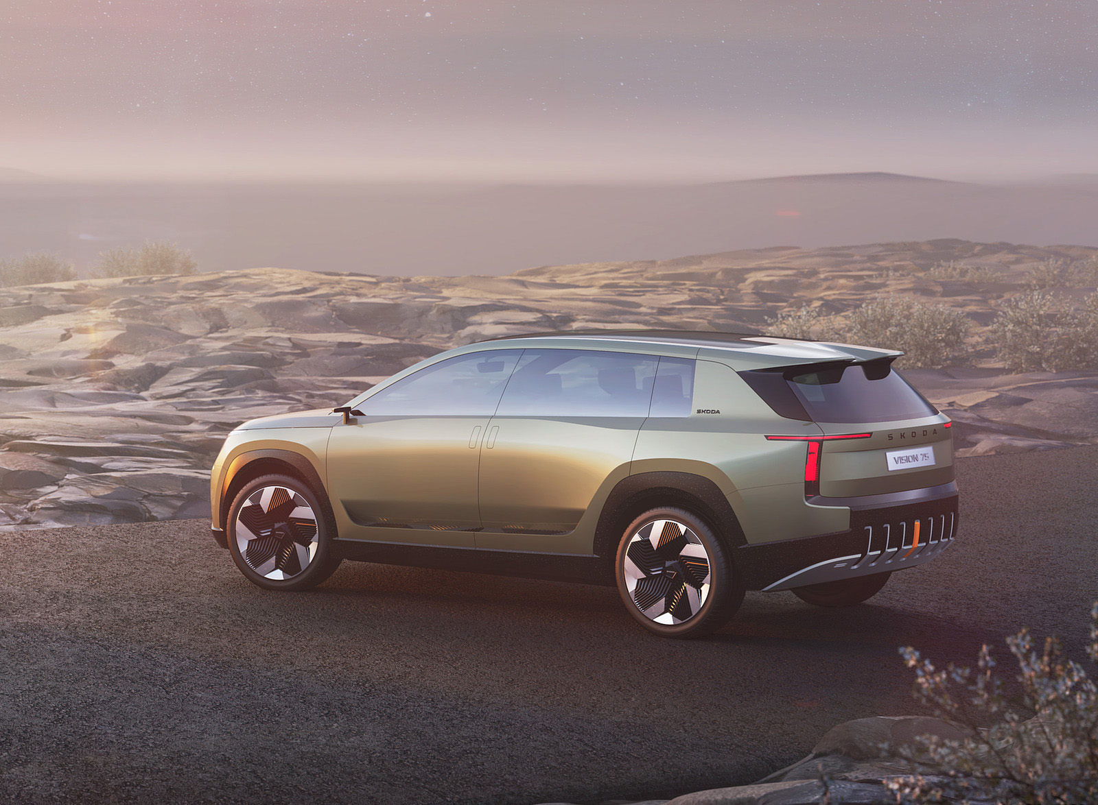 2022 Škoda Vision 7S Concept Rear Three-Quarter Wallpapers (6)