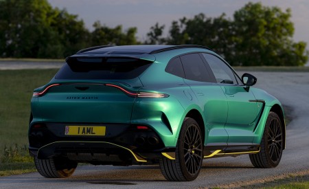 2023 Aston Martin DBX707 (Color: Q 2022 F1 Green) Rear Three-Quarter Wallpapers 450x275 (93)