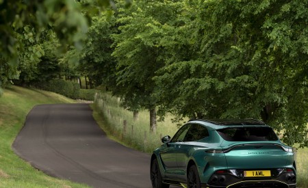 2023 Aston Martin DBX707 (Color: Q 2022 F1 Green) Rear Three-Quarter Wallpapers 450x275 (55)