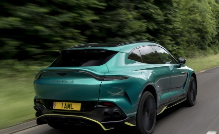 2023 Aston Martin DBX707 (Color: Q 2022 F1 Green) Rear Three-Quarter Wallpapers 450x275 (7)