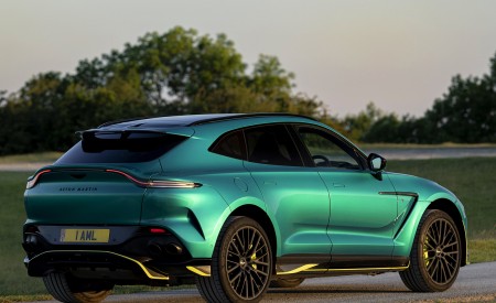 2023 Aston Martin DBX707 (Color: Q 2022 F1 Green) Rear Three-Quarter Wallpapers 450x275 (94)