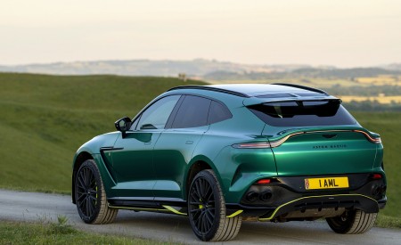 2023 Aston Martin DBX707 (Color: Q 2022 F1 Green) Rear Three-Quarter Wallpapers 450x275 (85)