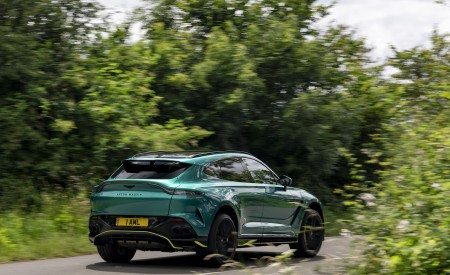 2023 Aston Martin DBX707 (Color: Q 2022 F1 Green) Rear Three-Quarter Wallpapers 450x275 (24)