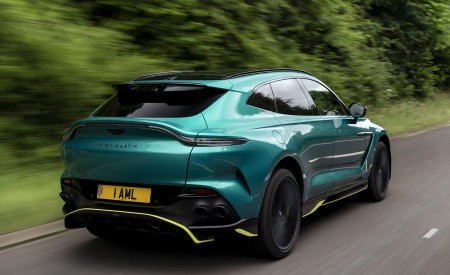 2023 Aston Martin DBX707 (Color: Q 2022 F1 Green) Rear Three-Quarter Wallpapers  450x275 (8)