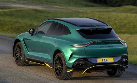 2023 Aston Martin DBX707 (Color: Q 2022 F1 Green) Rear Three-Quarter Wallpapers 450x275 (74)