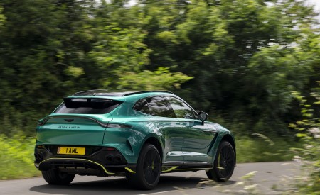 2023 Aston Martin DBX707 (Color: Q 2022 F1 Green) Rear Three-Quarter Wallpapers 450x275 (38)