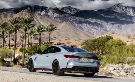 2023 BMW M4 CSL US version Rear Three-Quarter Wallpapers 450x275 (12)