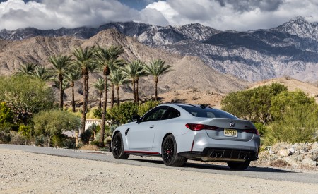 2023 BMW M4 CSL US version Rear Three-Quarter Wallpapers 450x275 (14)
