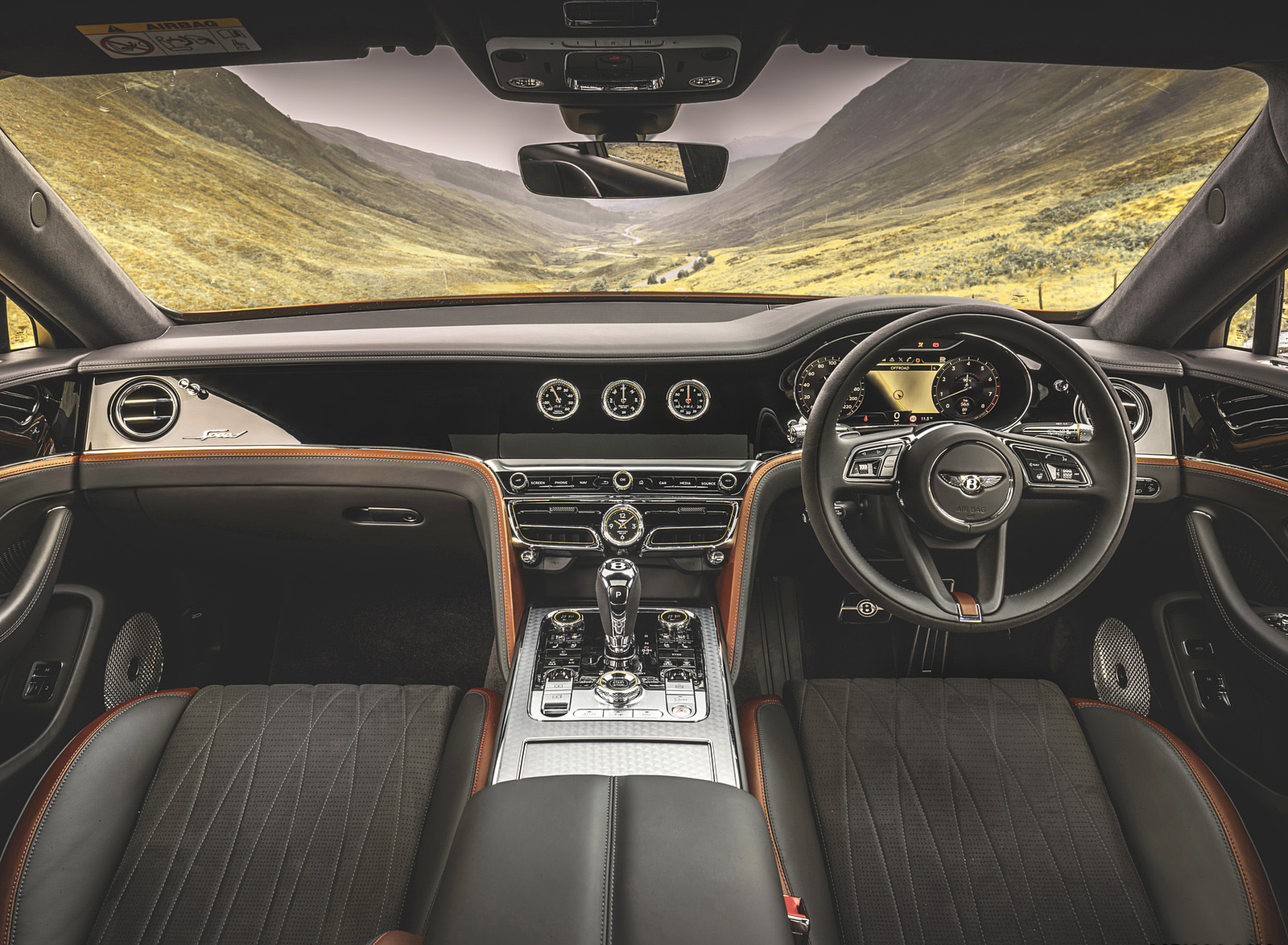 2023 Bentley Flying Spur Speed Interior Cockpit Wallpapers (12)