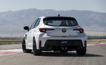 2023 Toyota GR Corolla Morizo Edition (Color: Wind Chill Pearl) Rear Wallpapers 450x275 (75)