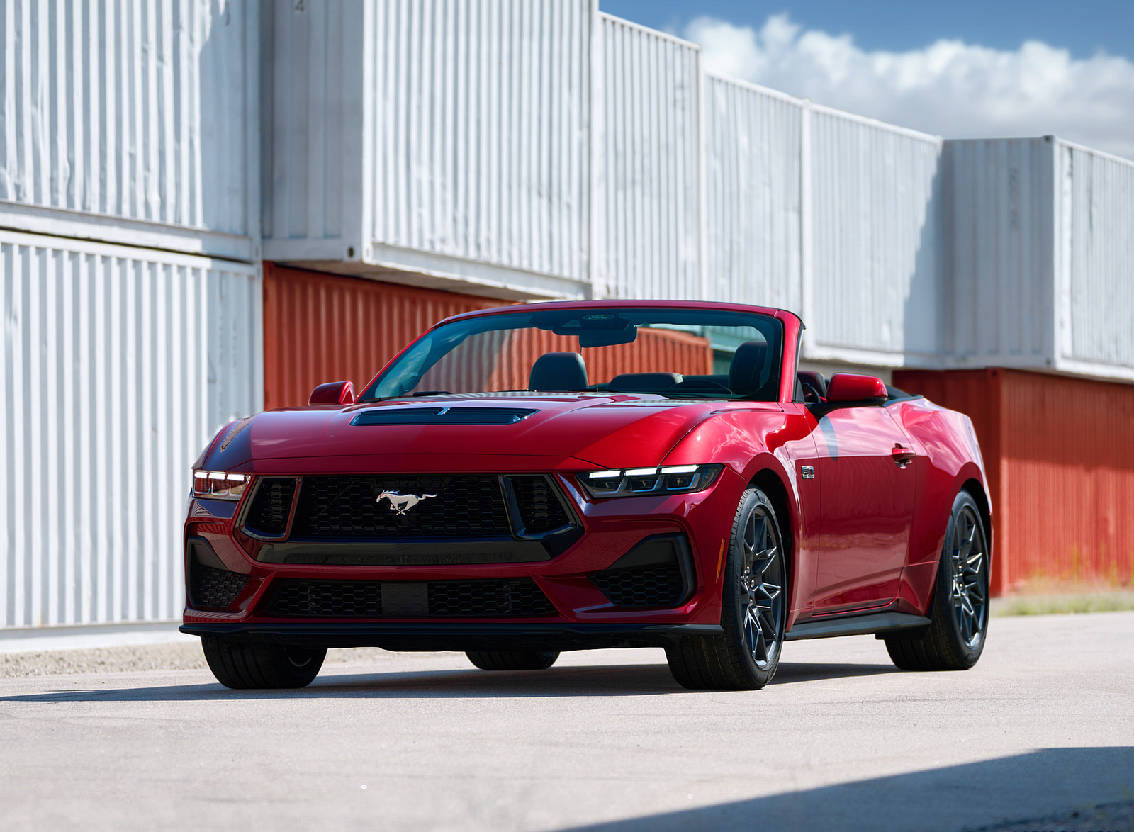 2024 Ford Mustang GT Convertible Front Wallpapers (1)