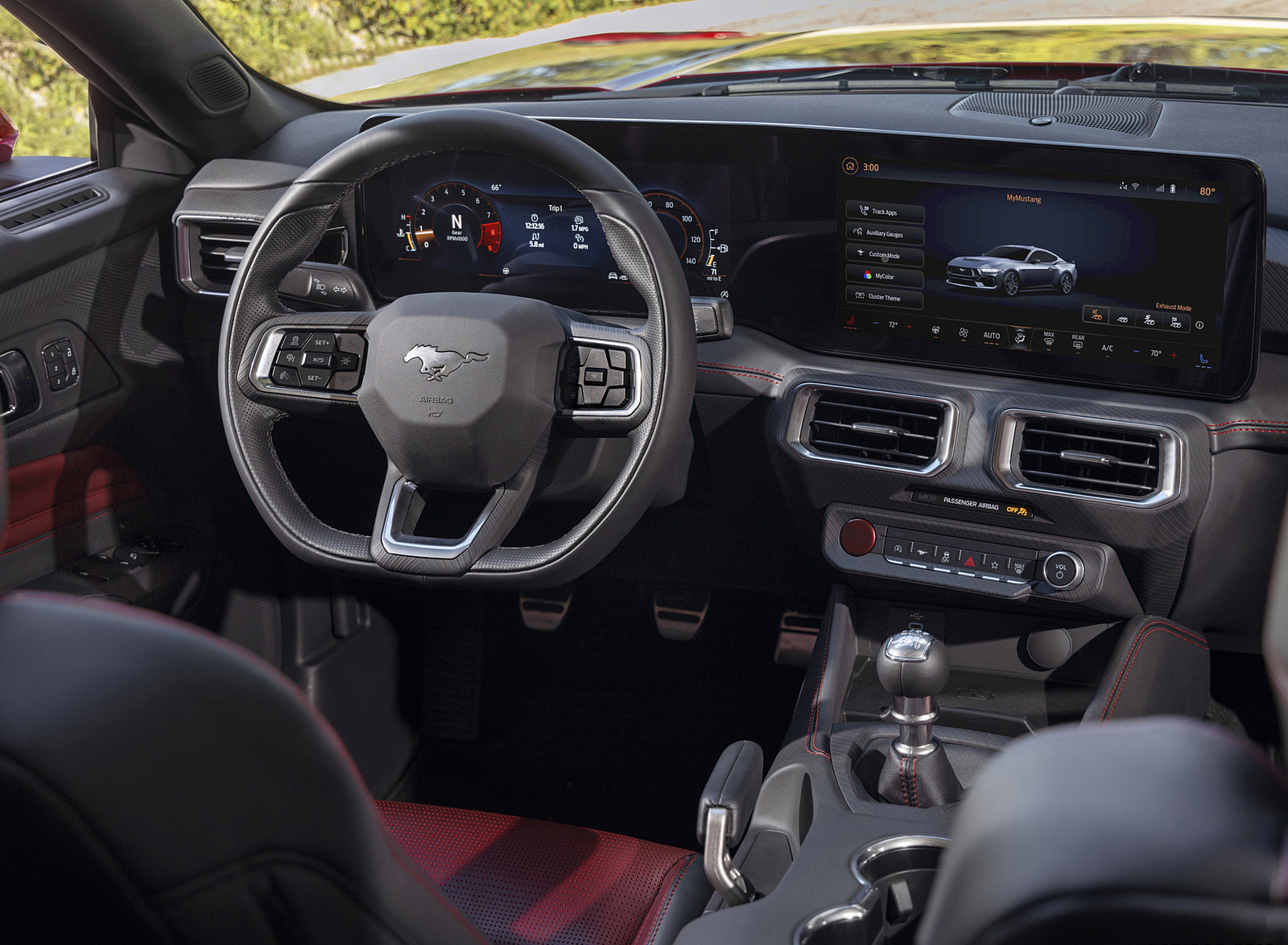 2024 Ford Mustang GT Convertible Interior Wallpapers  (13)