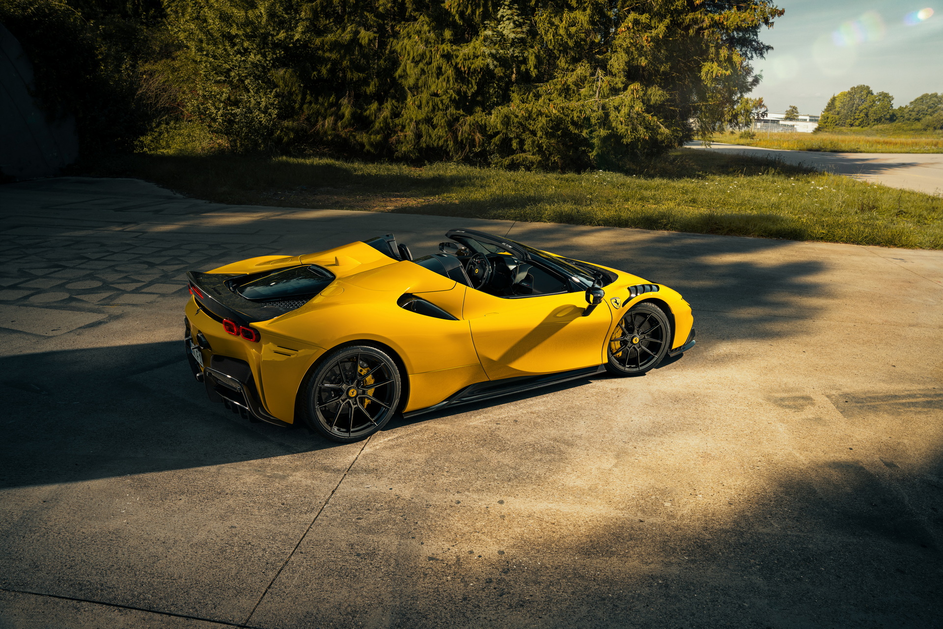 2022 Novitec Ferrari SF90 Spider Rear Three-Quarter Wallpapers (6)