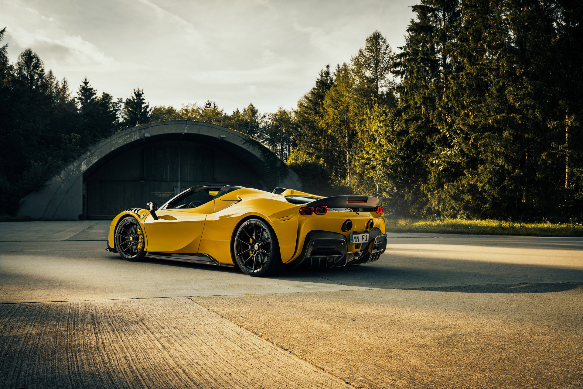 2022 Novitec Ferrari SF90 Spider Rear Three-Quarter Wallpapers (3)