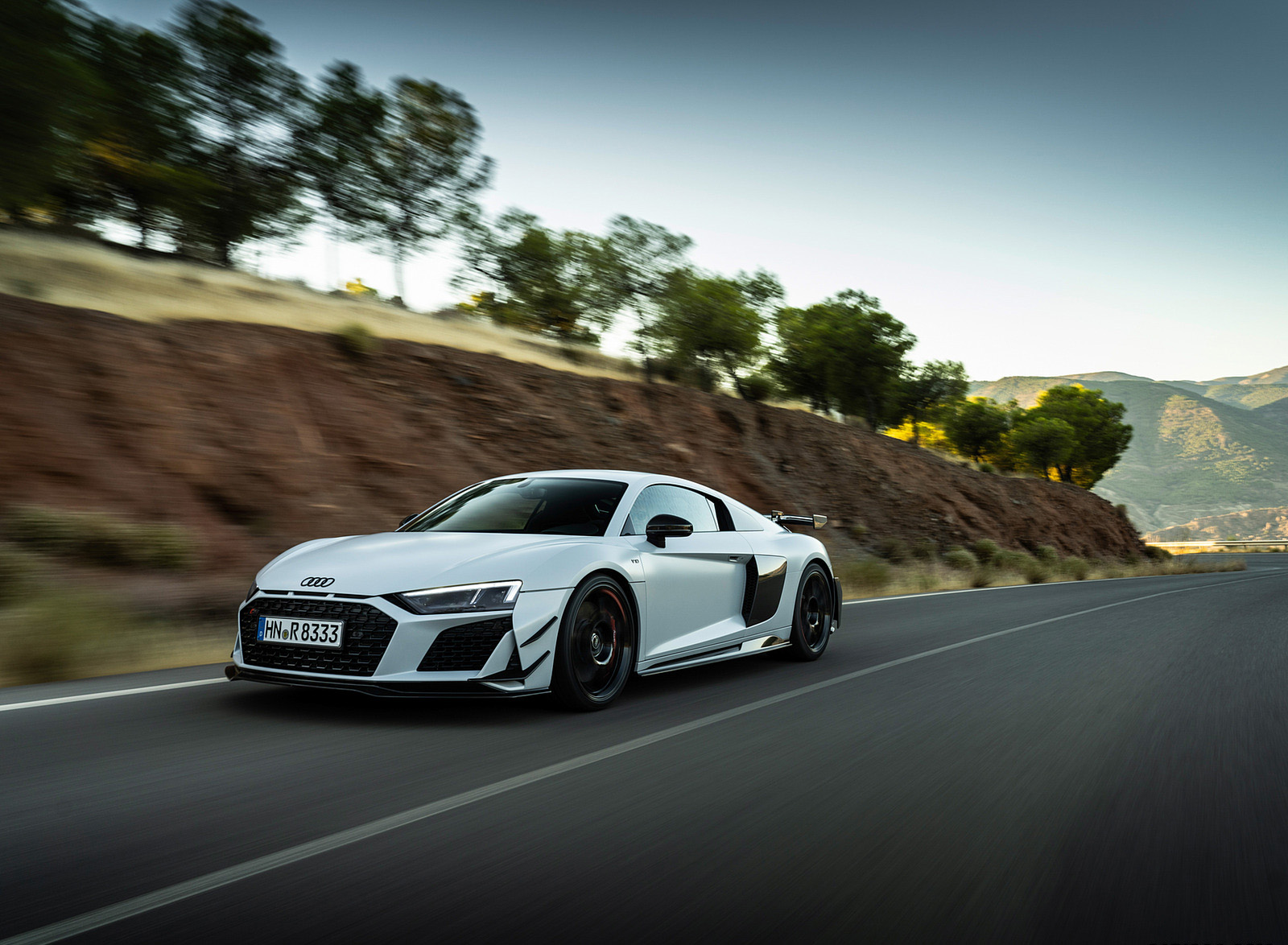 2023 Audi R8 Coupe V10 GT RWD (Color: Suzuka Grey) Front Three-Quarter Wallpapers (15)
