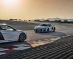 2023 Audi R8 Coupe V10 GT RWD (Color: Suzuka Grey) Front Three-Quarter Wallpapers 150x120