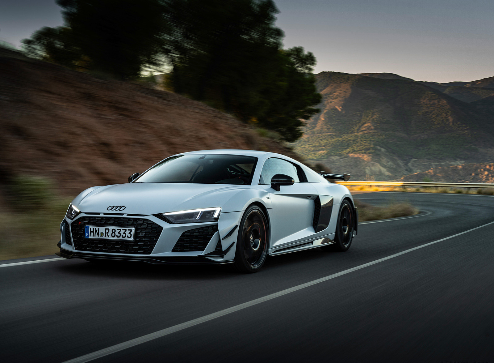 2023 Audi R8 Coupe V10 GT RWD (Color: Suzuka Grey) Front Three-Quarter Wallpapers (14)