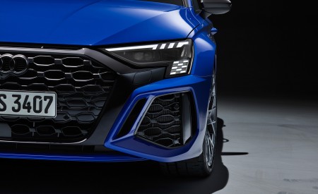 2023 Audi RS 3 Sportback Performance Edition (Color: Nogaro Blue Pearl Effect) Front Wallpapers 450x275 (93)