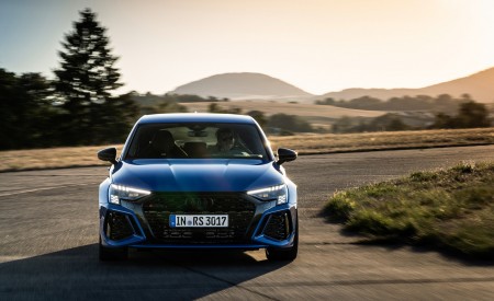 2023 Audi RS 3 Sportback Performance Edition (Color: Nogaro Blue Pearl Effect) Front Wallpapers 450x275 (30)